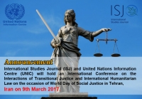 International Conference on  The Interactions of Transitional Justice and  International Humanitarian Law